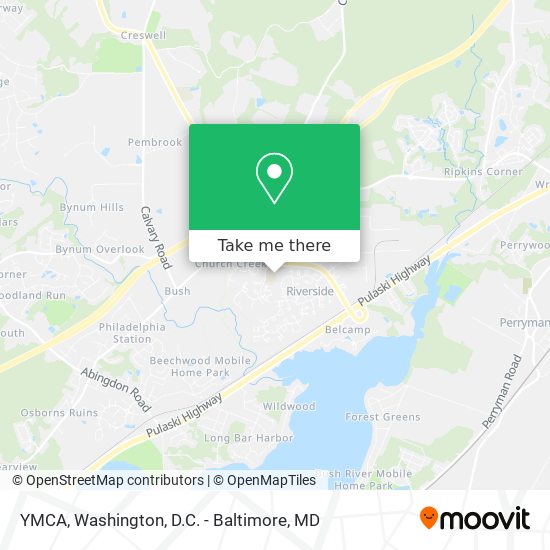 YMCA map