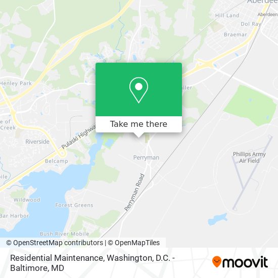 Residential Maintenance map