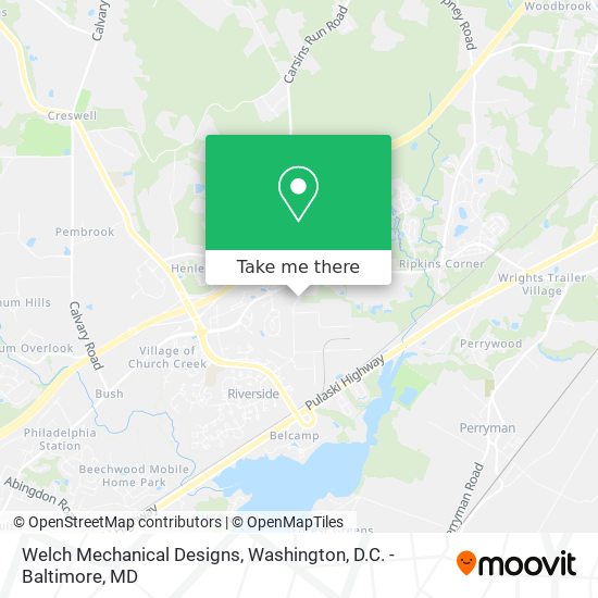 Welch Mechanical Designs map