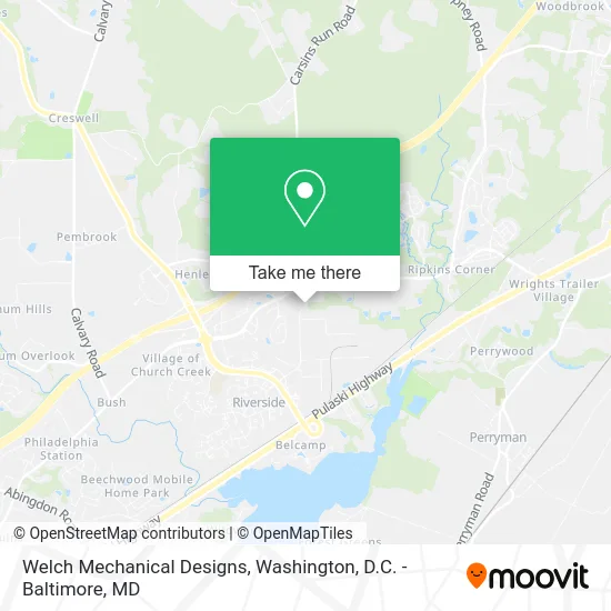 Welch Mechanical Designs map