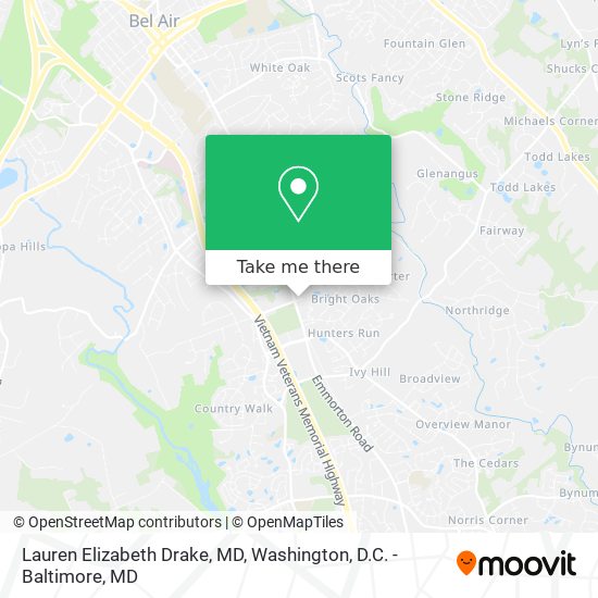 Mapa de Lauren Elizabeth Drake, MD