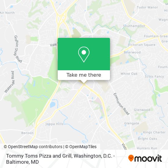 Mapa de Tommy Toms Pizza and Grill