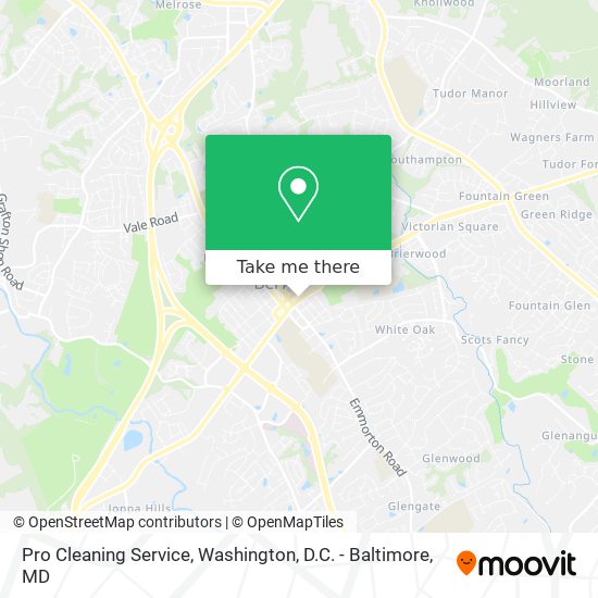 Pro Cleaning Service map