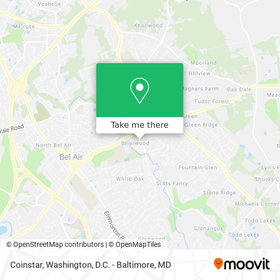 Coinstar map