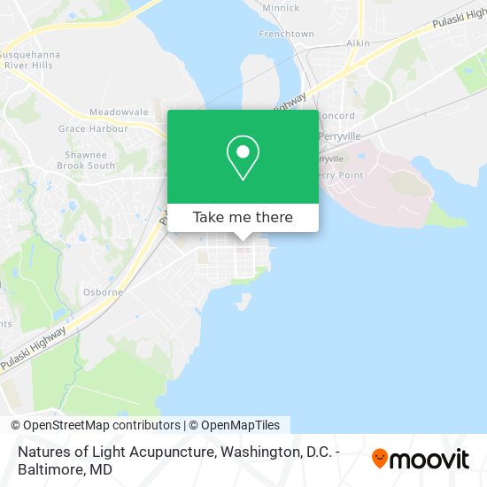 Mapa de Natures of Light Acupuncture