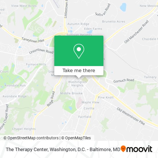 The Therapy Center map