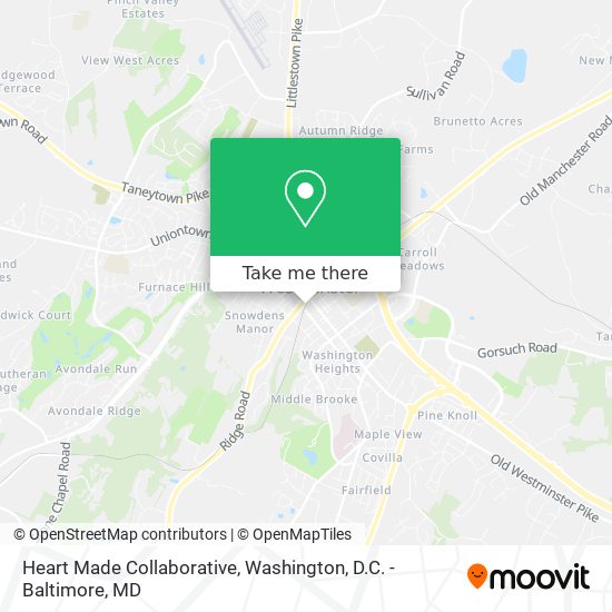 Heart Made Collaborative map