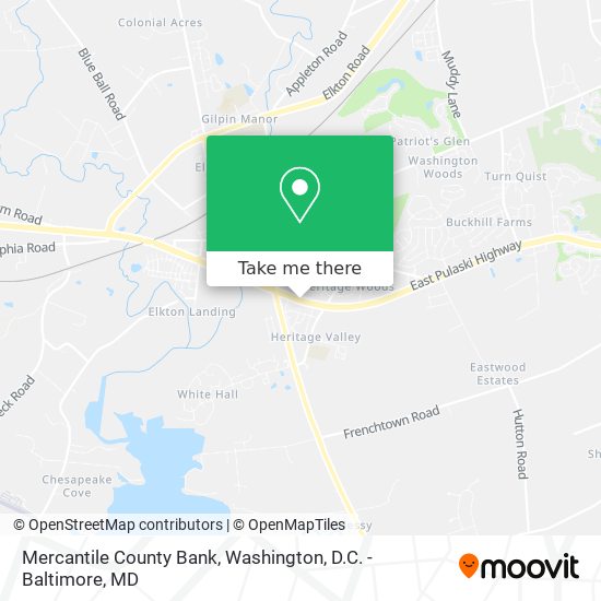 Mercantile County Bank map