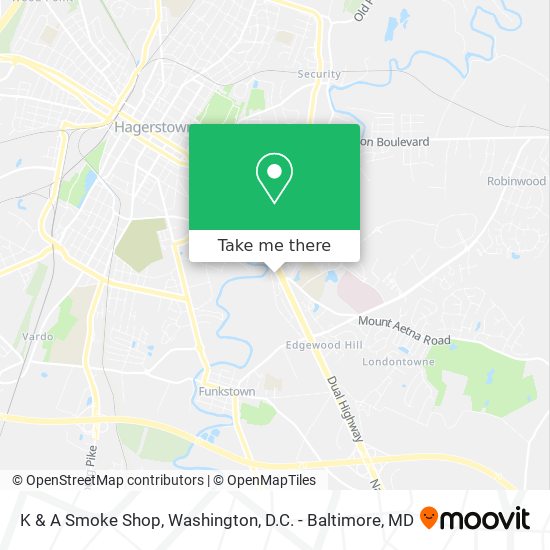 K & A Smoke Shop map