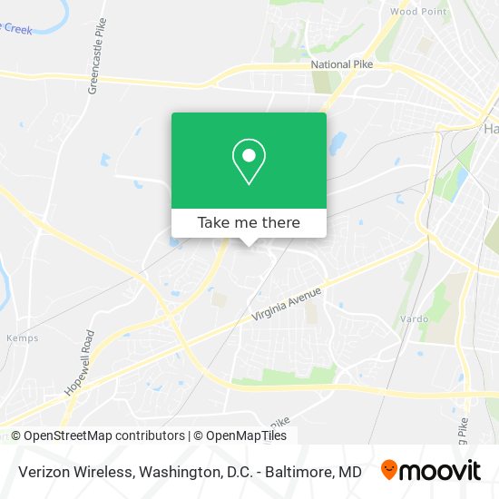 Verizon Wireless map