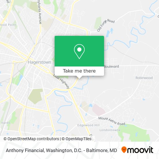 Anthony Financial map