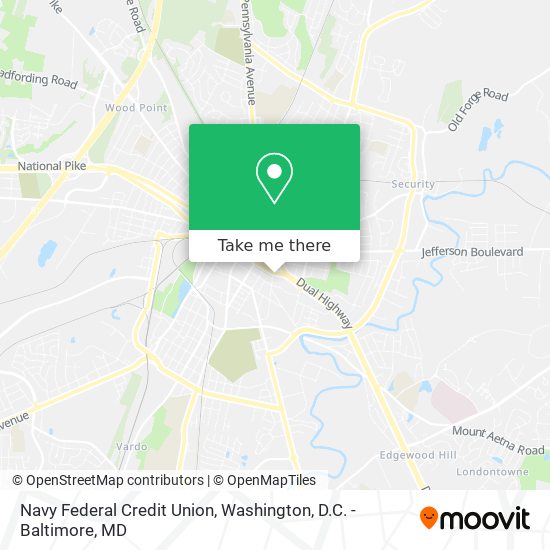 Mapa de Navy Federal Credit Union