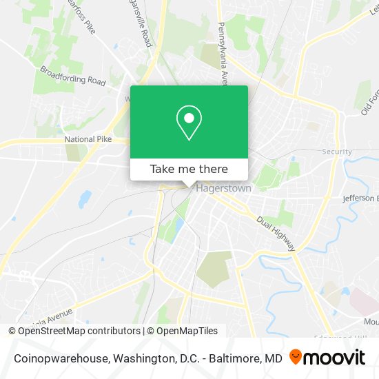 Coinopwarehouse map