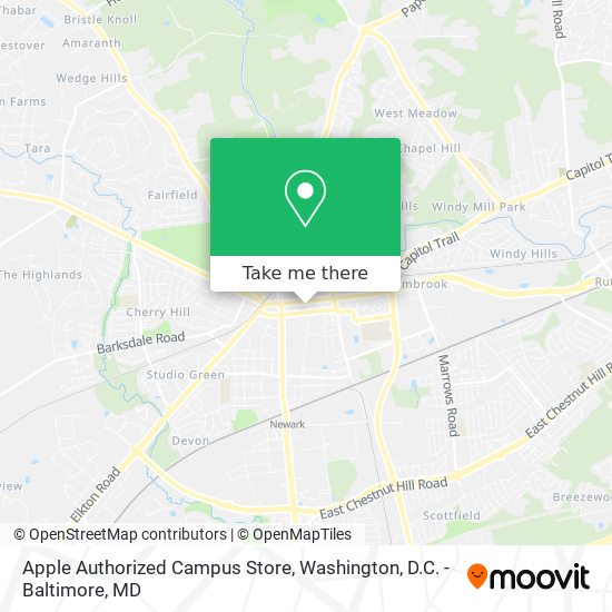 Apple Authorized Campus Store map
