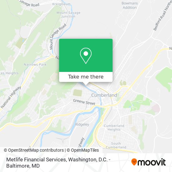 Mapa de Metlife Financial Services