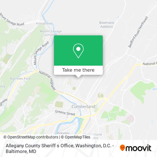 Mapa de Allegany County Sheriff s Office