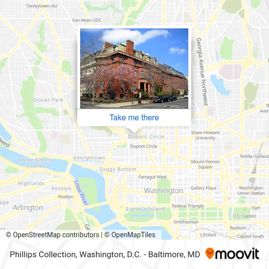 Phillips Collection map