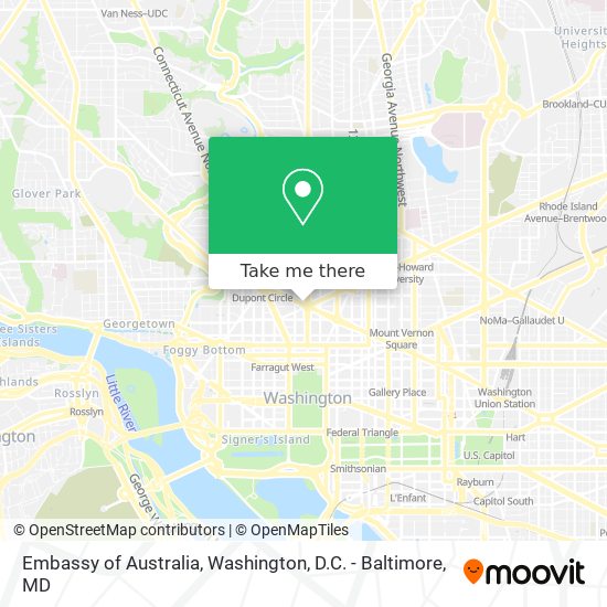 Mapa de Embassy of Australia