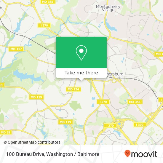 100 Bureau Drive map