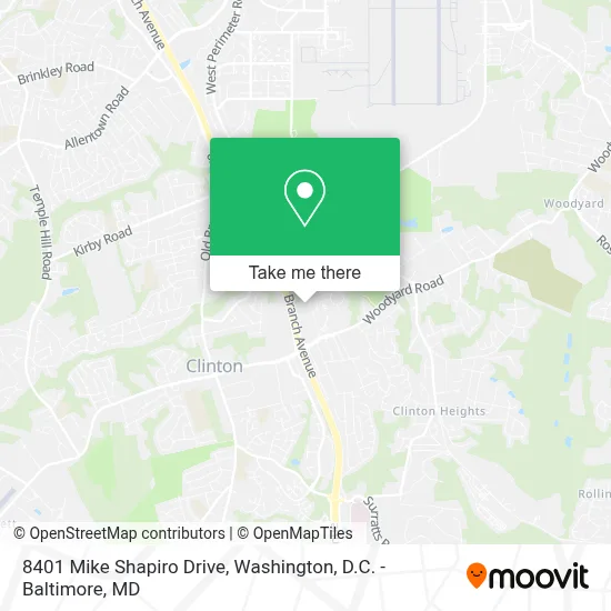 8401 Mike Shapiro Drive map