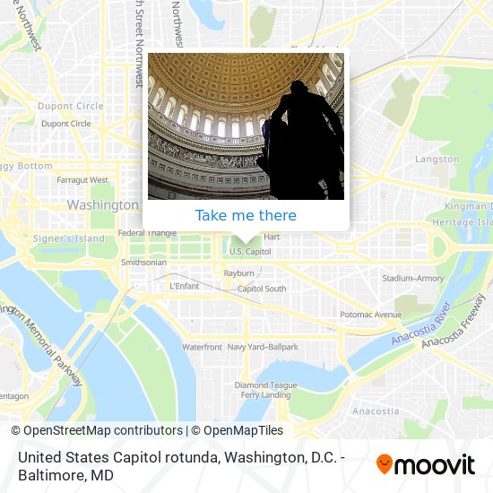 Mapa de United States Capitol rotunda