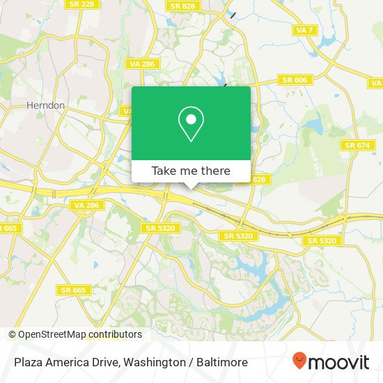 Mapa de Plaza America Drive
