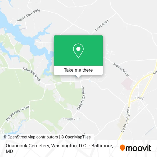 Onancock Cemetery map