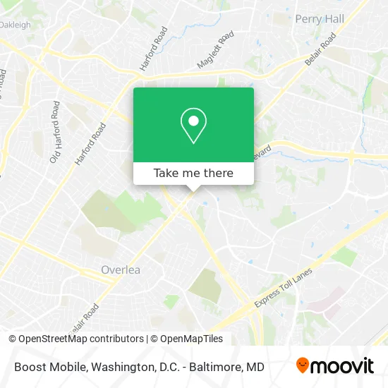 Boost Mobile map