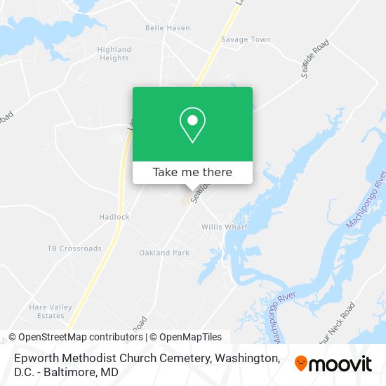 Mapa de Epworth Methodist Church Cemetery