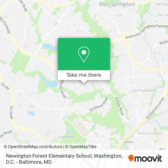 Mapa de Newington Forest Elementary School
