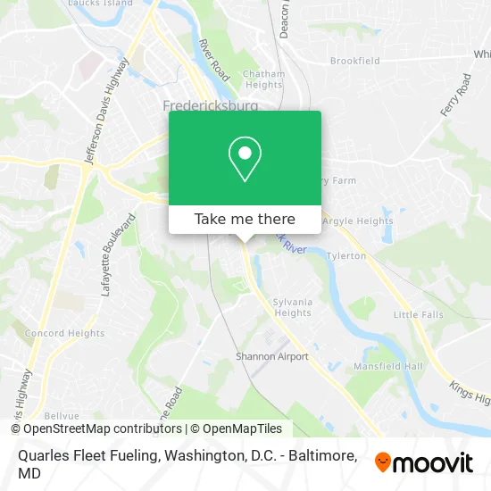 Quarles Fleet Fueling map