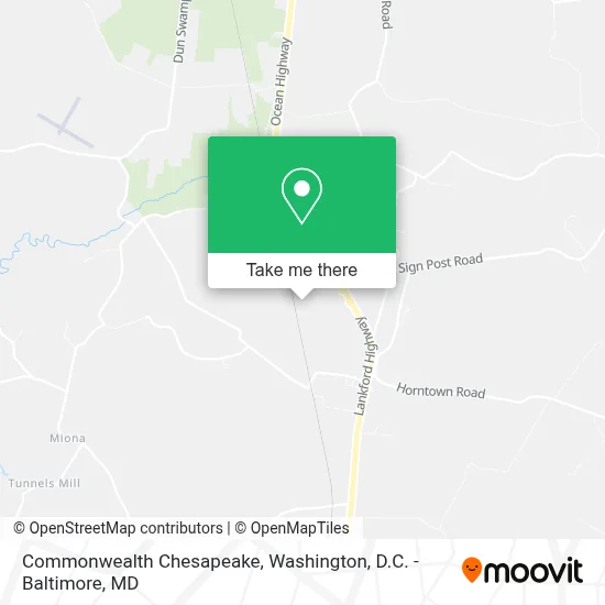 Commonwealth Chesapeake map