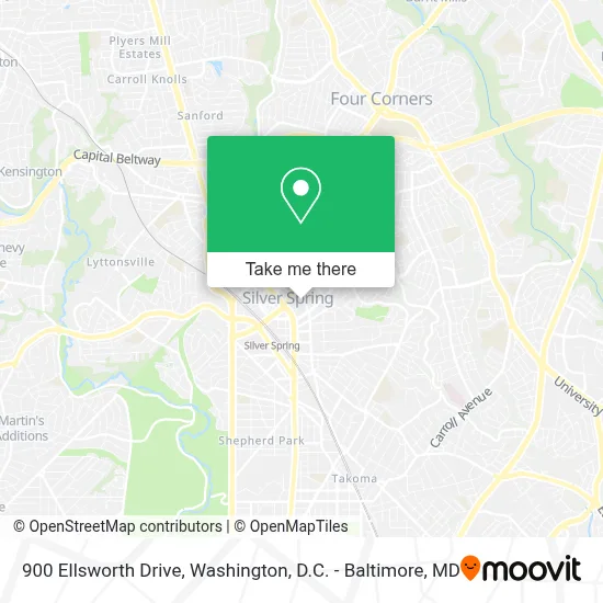 900 Ellsworth Drive map