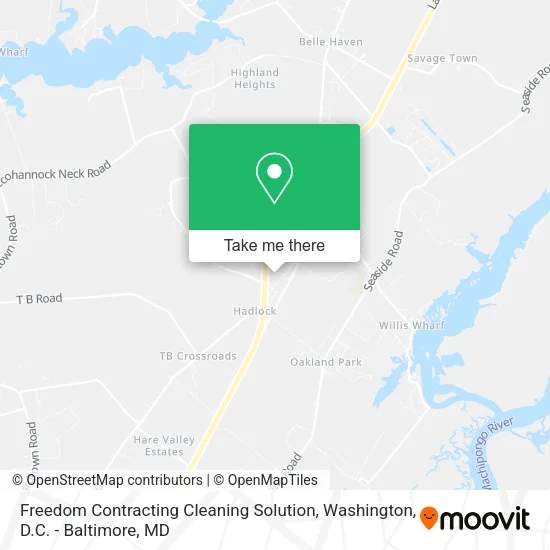 Freedom Contracting Cleaning Solution map