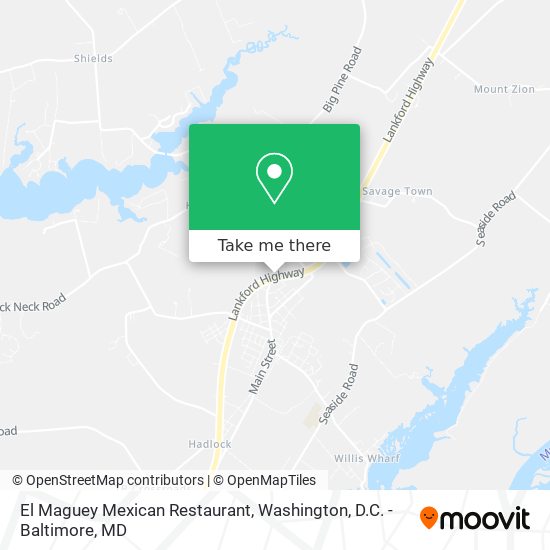 El Maguey Mexican Restaurant map