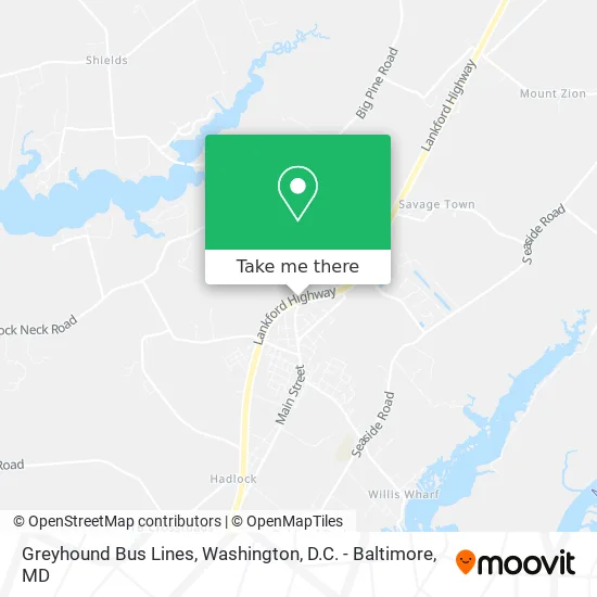 Greyhound Bus Lines map