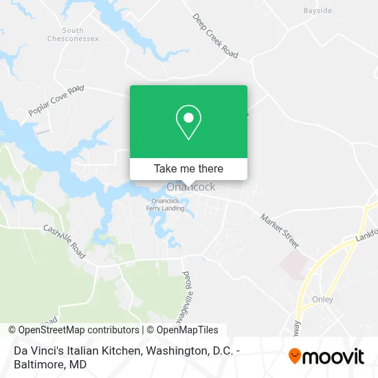 Da Vinci's Italian Kitchen map