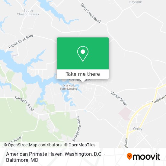 Mapa de American Primate Haven