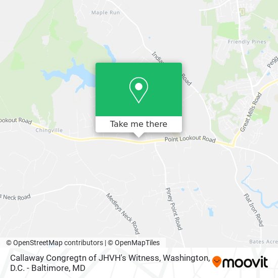 Callaway Congregtn of JHVH's Witness map