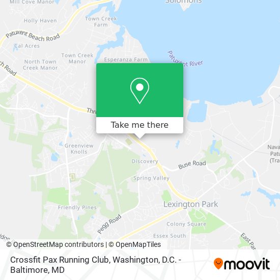 Mapa de Crossfit Pax Running Club