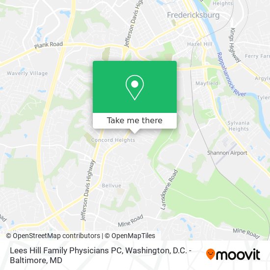 Lees Hill Family Physicians PC map