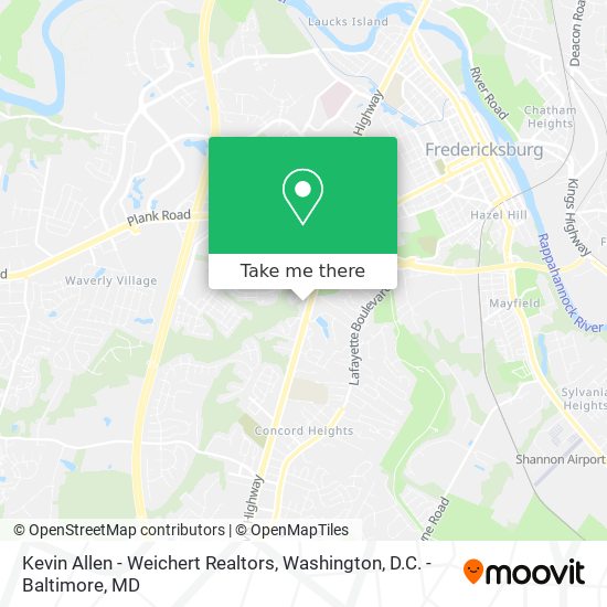 Kevin Allen - Weichert Realtors map