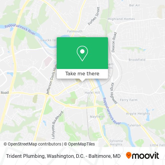 Mapa de Trident Plumbing