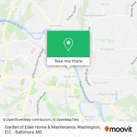 Garden of Eden Home & Maintenance map