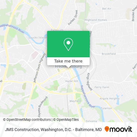 JMS Construction map