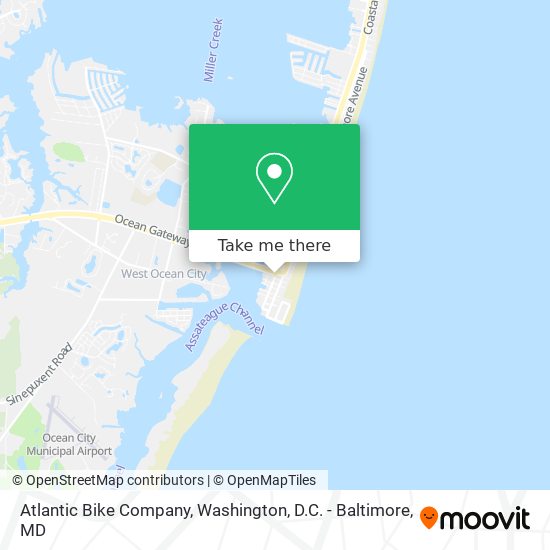 Atlantic Bike Company map