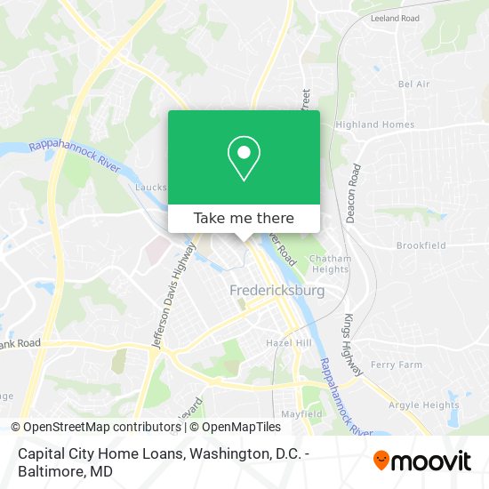 Capital City Home Loans map