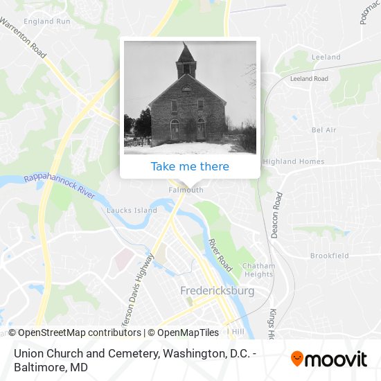 Mapa de Union Church and Cemetery