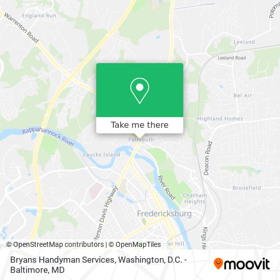 Mapa de Bryans Handyman Services