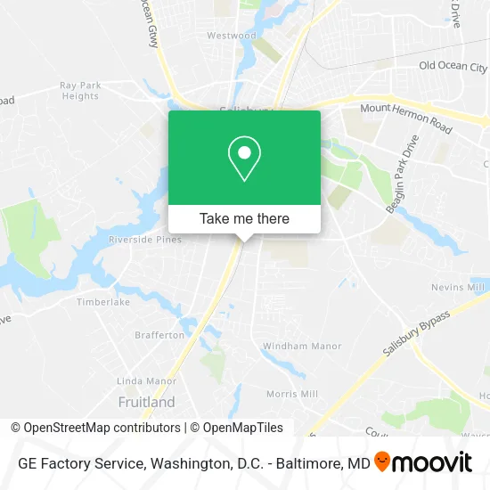 GE Factory Service map